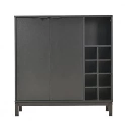 34 In Sideboards and Buffets With Storage Coffee Bar Cabinet Wine Racks Storage Server Dining Room Console Black by ANBAZAR -ANBAZAR Sales black anbazar console tables ff44 b 31 1000