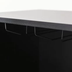 34 In Sideboards and Buffets With Storage Coffee Bar Cabinet Wine Racks Storage Server Dining Room Console Black by ANBAZAR -ANBAZAR Sales black anbazar console tables ff44 b 4f 1000