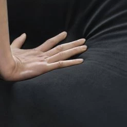 57 in. L x 34 in. W Black Modern Upholstered Sofa Bed with Pull-Out Bed 2 Pillows Adjustable Backrest 2 Big Side Pocket by ANBAZAR -ANBAZAR Sales black anbazar sofa beds liner05 b fa 1000