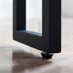 48 inches. Rustic brown rectangular wood metal frame coffee table with double storage shelves by ANBAZAR -ANBAZAR Sales brown anbazar coffee tables gj 129 4f 1000