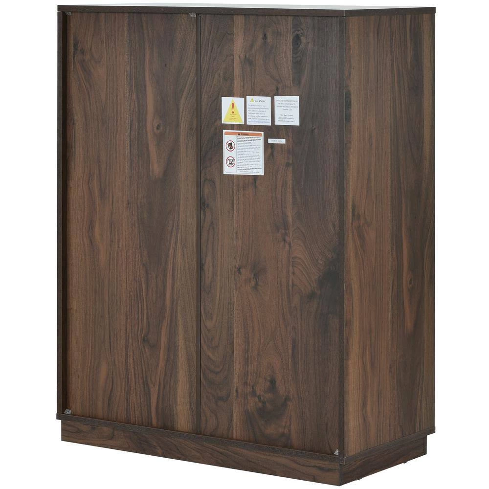 Mid-Century Modern Dark Brown Wood 4 Drawers Chest of Drawers, Classic Storage Dresser Beside Table for Home, Office by ANBAZAR 8 Mid-Century Modern Dark Brown Wood 4 Drawers Chest of Drawers, Classic Storage Dresser Beside Table for Home, Office by ANBAZAR - Image 8