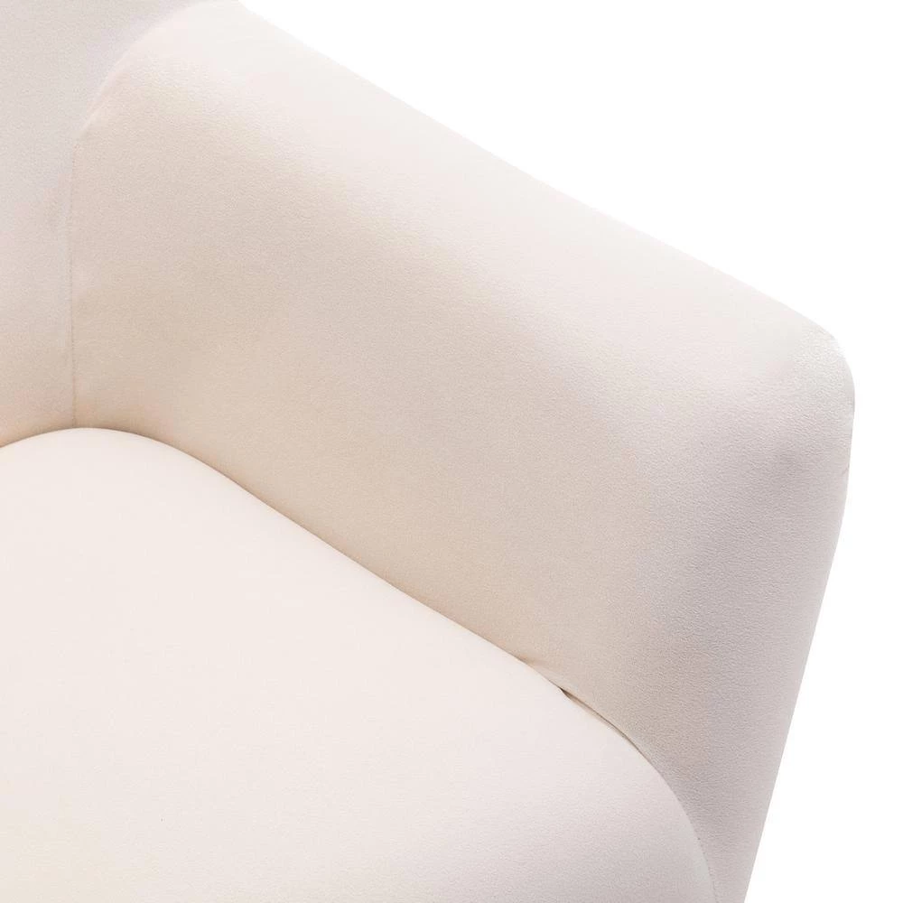 Gray Accent Chair with Pillow for Living Room, Armchair Tufted Polyester Sofa Chair for Bedroom by ANBAZAR 5 Gray Accent Chair with Pillow for Living Room, Armchair Tufted Polyester Sofa Chair for Bedroom by ANBAZAR - Image 5