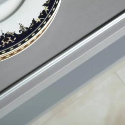 Gray TV Cabinet With Sliding Door, Storage Cabinet with Shelf and Open Storage for Dining Living Room by ANBAZAR -ANBAZAR Sales gray anbazar tv stands d 001281 j 44 1000