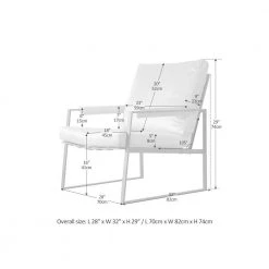 Modern Accent Chairs Living Room Armchair with Velvet Cushion Comfortable Single Arms Chair with Metal Frame (Set of 1) by ANBAZAR -ANBAZAR Sales pink anbazar accent chairs wkx135 pk fa 1000