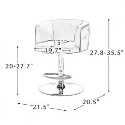 Velvet Bar Stool, Barstools with 360°Swivel, Bar Chair with Adjustable Height, Metal Base, Bar, Dining Areas, Teal by ANBAZAR -ANBAZAR Sales teal anbazar bar stools wjz 103b 4f 1000