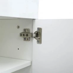 20.47" x 75.98" x 13.78" White Tall Open Wardrobe Closet Bedroom Armoires 1 Door 2 Storage Space Clothes Shoes Storage by ANBAZAR 18 20.47" x 75.98" x 13.78" White Tall Open Wardrobe Closet Bedroom Armoires 1 Door 2 Storage Space Clothes Shoes Storage by ANBAZAR -ANBAZAR Sales white anbazar armoires wardrobes wkx79 76 1000