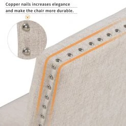 White 5-Piece Faux Marble MDF Top Dining Table Set for 4, Rectangle Dining Room Table and 4 Thicken Cushioned Chairs by ANBAZAR -ANBAZAR Sales white anbazar dining room sets 01633anna a 76 1000