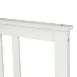 Twin Bed Frame, Platform Wood Bed Frame with Headboard, No Box Spring Needed (White, Twin) by ANBAZAR -ANBAZAR Sales white anbazar kids beds 00044anna fa 1000