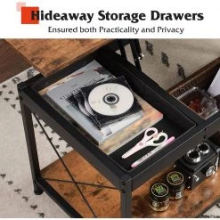 Lift Top Coffee Table with Storage Shelf and 2 Hidden Drawer Compartment for Living Room by ANBAZAR 12 Lift Top Coffee Table with Storage Shelf and 2 Hidden Drawer Compartment for Living Room by ANBAZAR -ANBAZAR Sales wood grain anbazar coffee tables d 001306 j 4f 1000